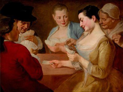 The Card Players by Gaspare Traversi